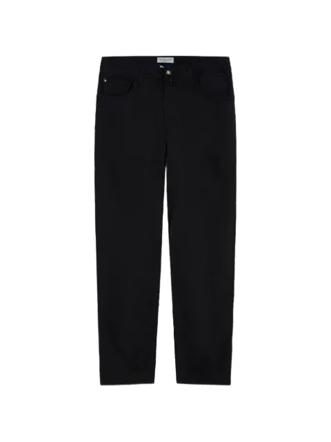 Jacob Cohën logo-patch straight-leg jeans Black JUMQE006036S3651TR