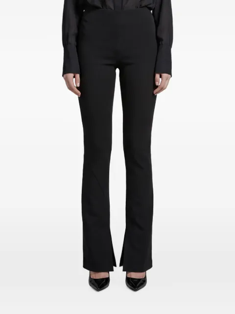 Federica Tosi slit-hem cady trousers Black 30800313