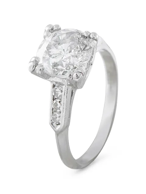 LB Exclusive embellished diamond ring Silver MF26072826