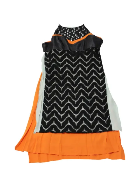Diane Von Furstenberg Vintage halter dress Orange TONPUGBCL141130W