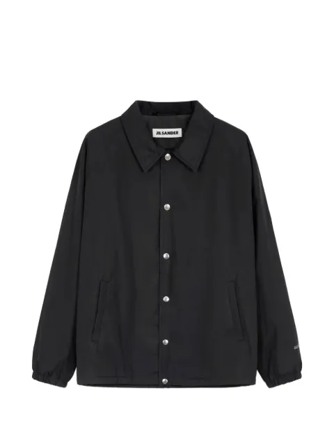 Jil Sander press-stud raglan-sleeve jacket Black J22SW0103J70215