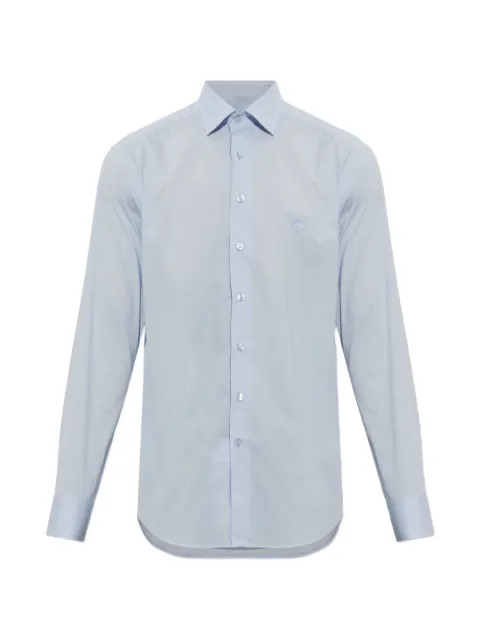 ETRO embroidered-logo shirt Blue MRIB0002AV11P