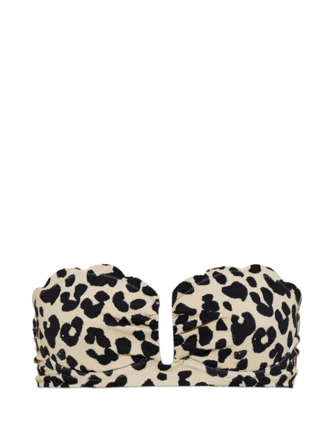 Marysia Lisbon cheetah-print bikini top Neutrals GRAST1790