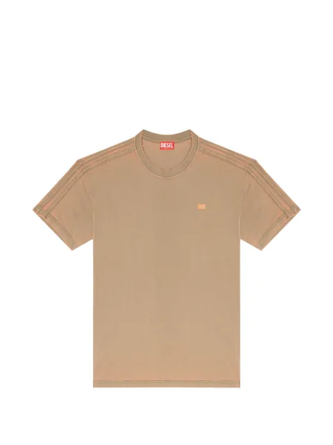 Diesel long-sleeve T-shirt in burnout jersey Brown A256570IJBY