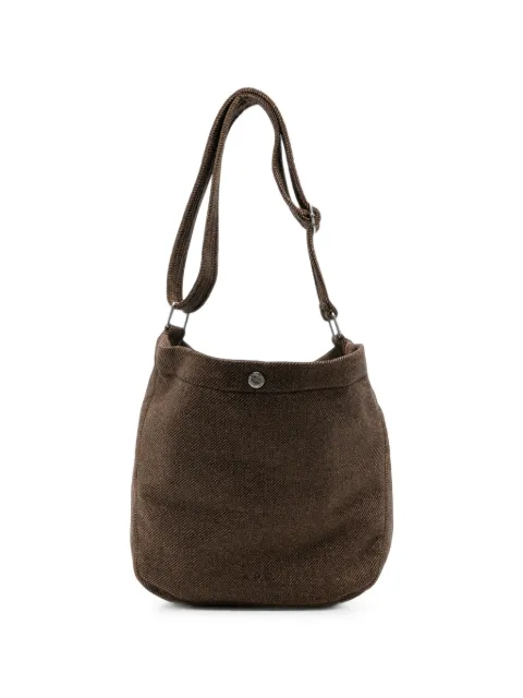 A.P.C. Journal twill shoulder bag Brown WOATCM61939