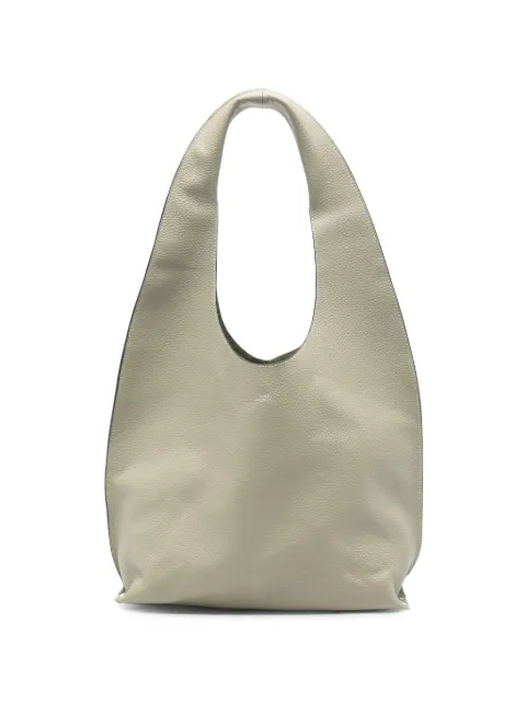 A.P.C. Neige Clou pebbled-leather tote bag Green PXCBCF67043