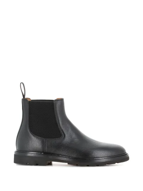 Henderson Baracco elasticated-side leather Chelsea boots Black JAMESP1