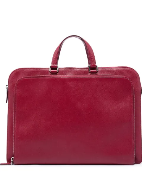 Prada Pre-Owned 2013-2026 Saffiano business bag Red UU2IKCDJD5EDNHAS