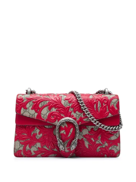 Gucci Pre-Owned 2016-2026 Medium GG Supreme Arabesque Dionysus shoulder bag Red UA33WLITJGY9SWXG