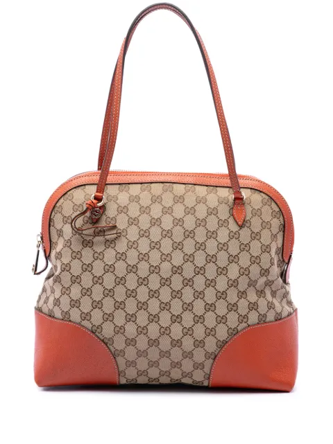 Gucci Pre-Owned 2016-2026 Medium GG Canvas Bree Dome tote bag Orange T09LMP4VTKH9SUS9