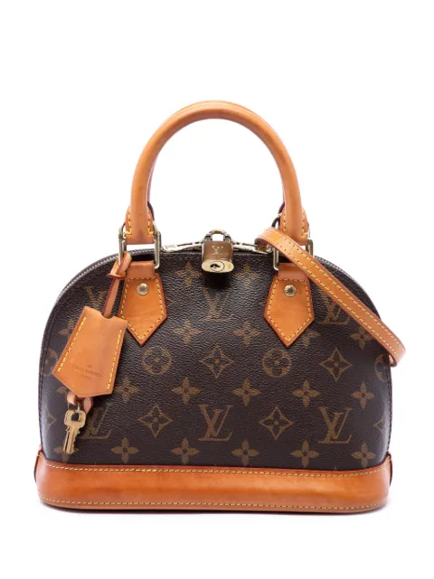 Louis Vuitton Pre-Owned 2016 Monogram Alma BB satchel Brown JLUMJICXM06OEMAE