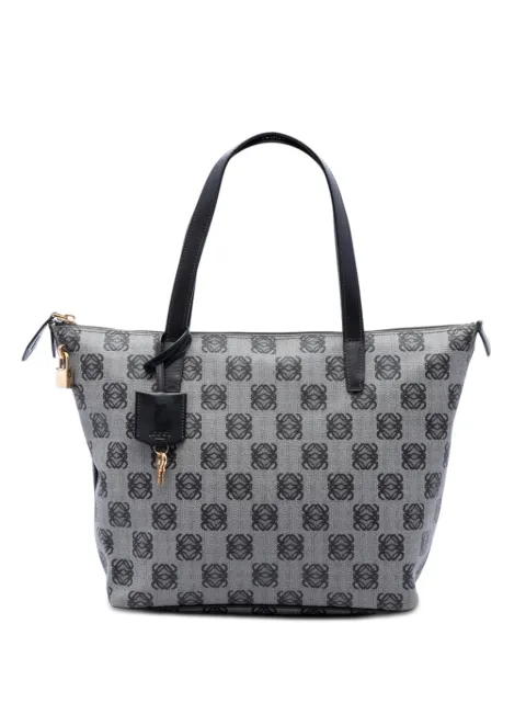 Loewe Pre-Owned 2010 Anagram Coated Canvas tote bag Grey I9O4N1YCKEULZP7Y