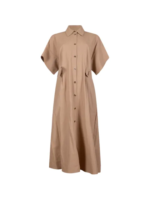 PINKO belted button-up midi dress Neutrals 106309A2ERD41