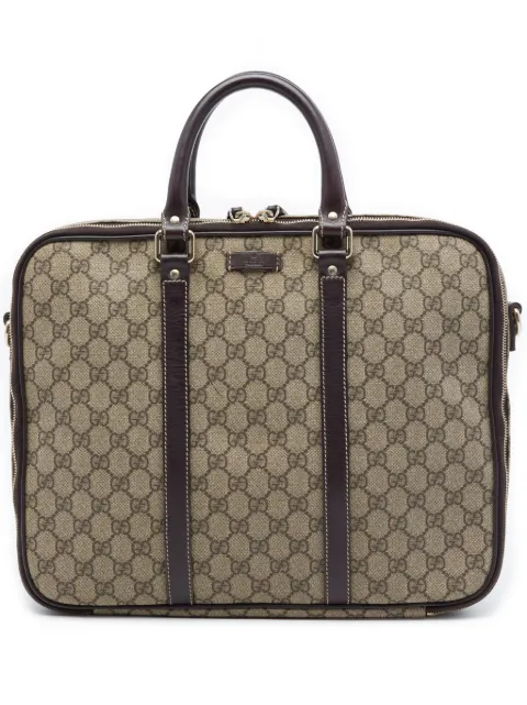 Gucci Pre-Owned 2000-2015 GG Supreme business bag Neutrals 9SB3EDT16SESUJ5U
