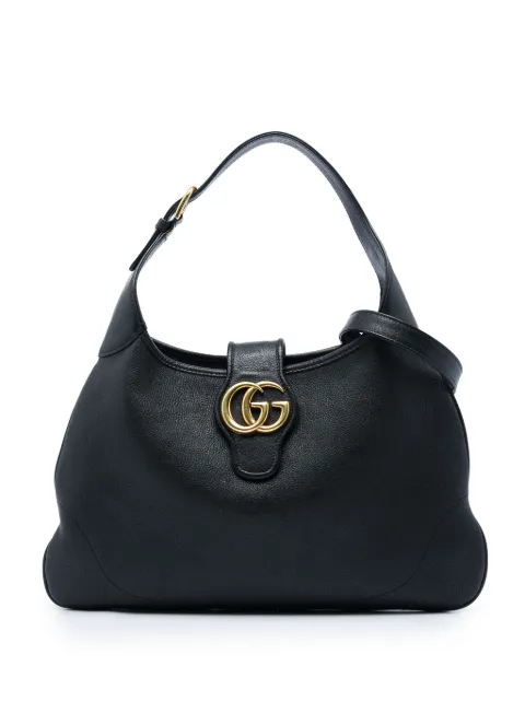Gucci Pre-Owned 2016-2026 Medium Leather Aphrodite crossbody bag Black 7LYER8AR4X2XKAYI