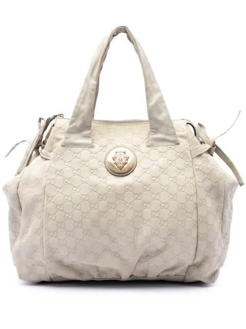 Gucci Pre-Owned 2016-2026 Small Guccissima Hysteria handbag Brown ZRWY7SWU5L7N36MB