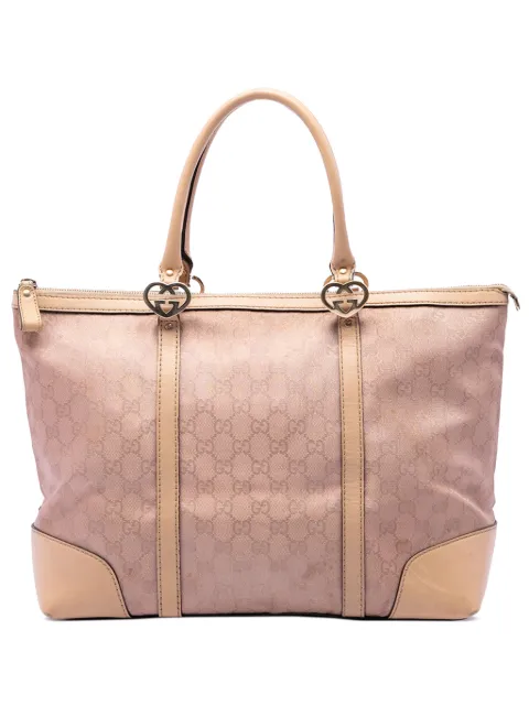 Gucci Pre-Owned 2016-2026 GG Metallic Canvas Lovely tote bag Pink 48SUDGTJAOCGBNFZ