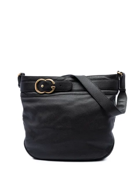 Gucci Pre-Owned 2016-2026 Large Calfskin Ride shoulder bag Black WNJGNCSXDG6DSG5N