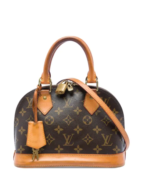 Louis Vuitton Pre-Owned 2018 Monogram Alma BB satchel Brown WSPYNM8BYAWG1BUH