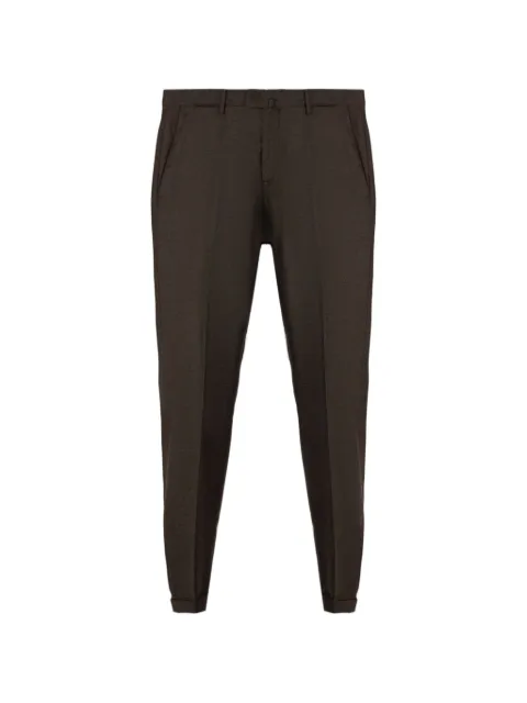 Briglia 1949 tapered tailored pants Brown BG03S400120