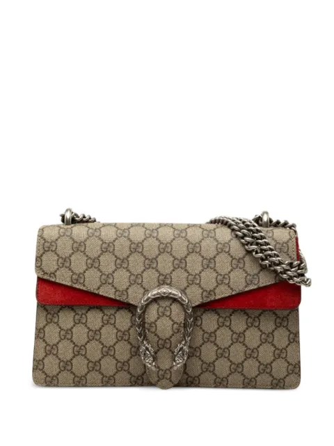 Gucci Pre-Owned 2016-2026 Medium GG Supreme Dionysus shoulder bag Neutrals JBIGL47QCQGOX8ZB