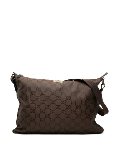 Gucci Pre-Owned 2000-2015 GG Nylon crossbody bag Brown OLSOCGBIEJY3QSJA