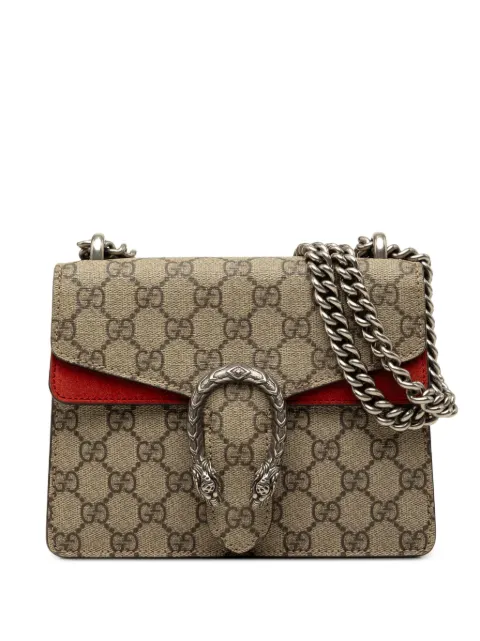 Gucci Pre-Owned 2016-2026 Small GG Supreme Dionysus crossbody bag Neutrals QKNGTQKKMMLGJVGS