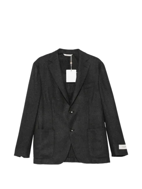Agnona single-breasted notched-lapel jacket Grey TX10U2YU7066
