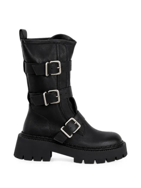 Vic Matie buckle-strap biker boots Black 1L6206DH04BSO0101