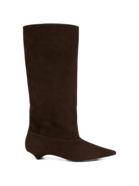Vic Matie pointed-toe knee-high boots Brown 1L6662DL14B180350