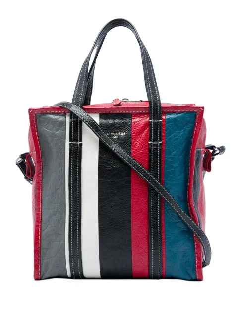 Balenciaga Pre-Owned 2017 Lambskin Bazar Shopper Tote S satchel Red YPKNOUWM0X1MQKZ5