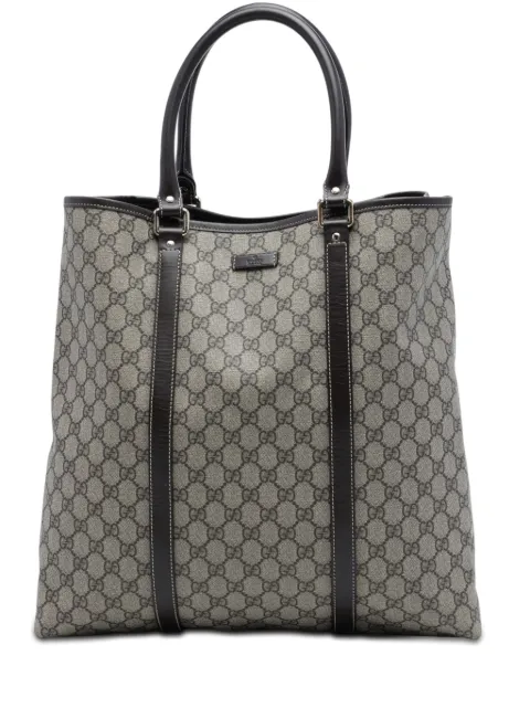 Gucci Pre-Owned 2016-2026 GG Supreme Joy Vertical tote bag Neutrals T8647LS3LR4N9O9T