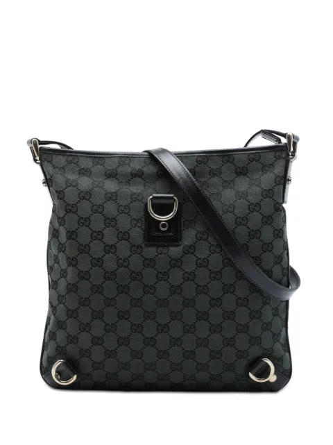 Gucci Pre-Owned 2016-2026 GG Canvas Abbey D Ring crossbody bag Green XT06JWWGVMSRR7M7