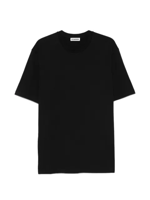 Jil Sander slogan-print short-sleeve T-shirt Black J22GC0189J46219ISTILLBELIEVEINMAGIC