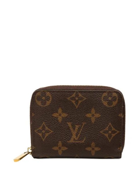 Louis Vuitton Pre-Owned 2017 Monogram Zippy Purse coin pouch Brown YTAD4AE7MNPNKH6L