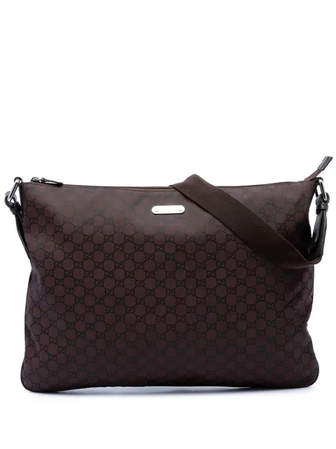 Gucci Pre-Owned 2016-2026 GG Nylon crossbody bag Brown DBXHGHAURSLSF5SE