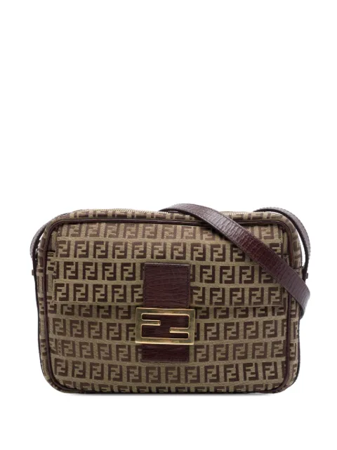 Fendi Pre-Owned 2000-2010 Zucchino Canvas crossbody bag Brown 79YM2TDFZT1HP3AO