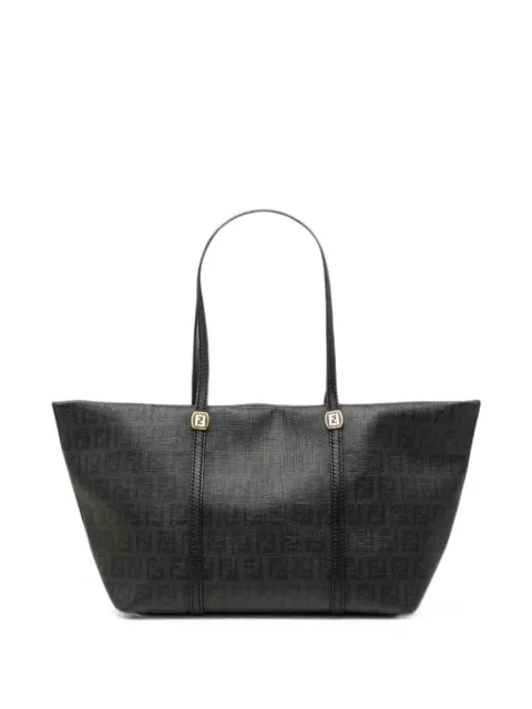 Fendi Pre-Owned 2010-2026 Zucchino Coated Canvas tote bag Black U8XQTHOYKLD9CF71