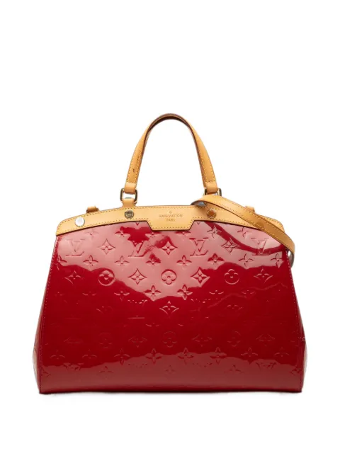 Louis Vuitton Pre-Owned 2014 Monogram Vernis Brea MM satchel Red X7CNXHN97IXGHKCK