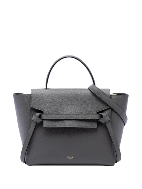 Celine Pre-Owned 2016 Micro Grained Calfskin Belt Bag satchel Grey 5J4JXWZXDRC5N56H