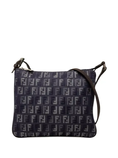 Fendi Pre-Owned 2000-2010 Zucchino Denim crossbody bag Blue JODCVVN65Y2STZ7V