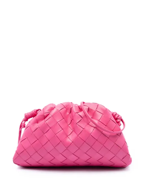 Bottega Veneta Pre-Owned 2012-2026 Nappa Intrecciato The Mini Pouch crossbody bag Pink 2T6VPQXAFLDHGYN8
