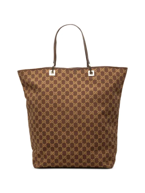 Gucci Pre-Owned 2000-2015 GG Canvas tote bag Brown AR1QRXSF1OBYPE1S