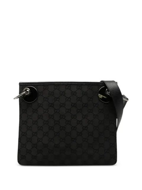Gucci Pre-Owned 2000-2015 GG Canvas Eclipse crossbody bag Black 7DZ2YNJ6XEL7Y9L3
