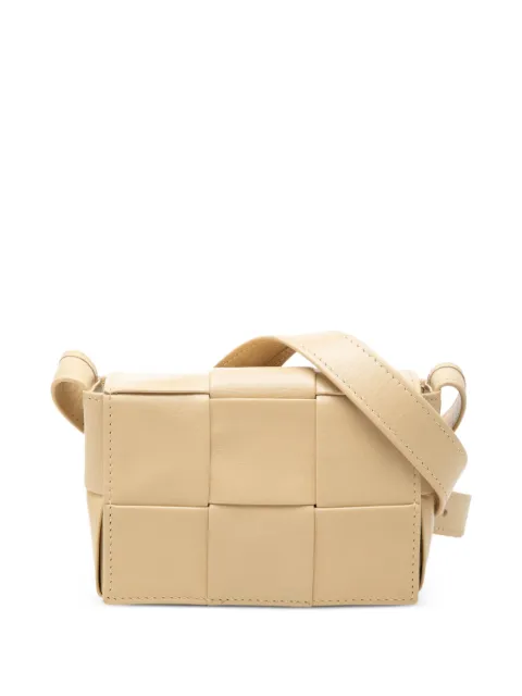 Bottega Veneta Pre-Owned 2012-2026 Candy Nappa Intrecciato Cassette crossbody bag Brown 7MBL3GTNH3OE6IE3