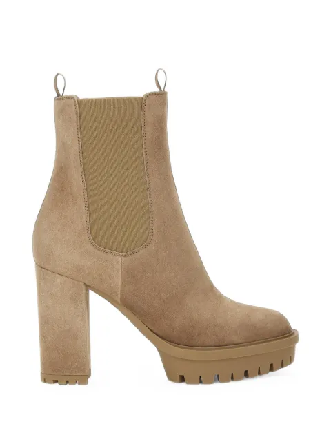 Gianvito Rossi Barry booties Brown G7289970RICCAS