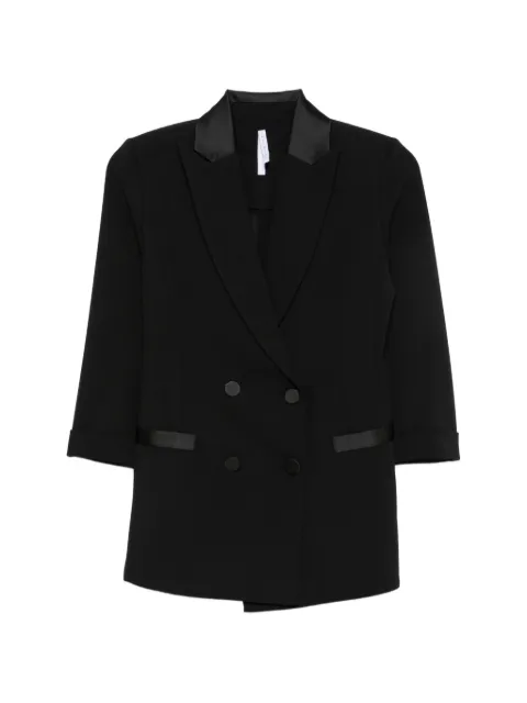 IMPERIAL double-breasted peak-lapel jacket Black JU25MAW