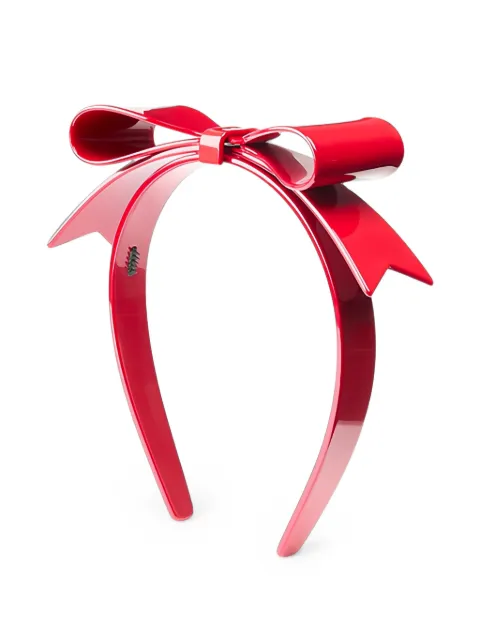 Maison Michel Sierra bow-detail headband Red 3142001002