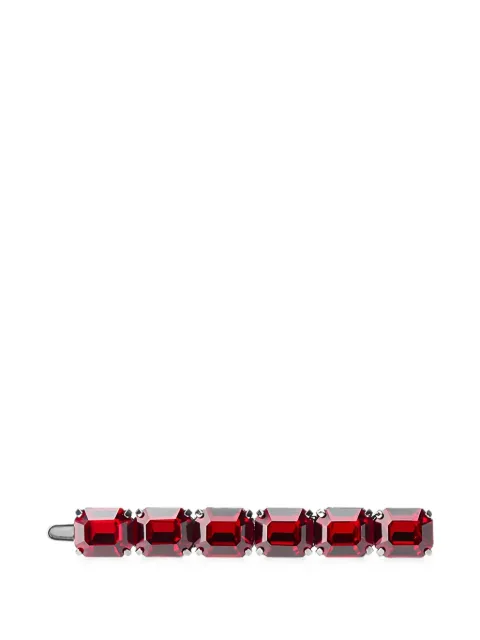 Maison Michel Lexie crystal-embellished hair clip Red 3138001002