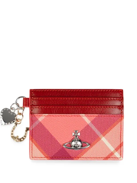 Vivienne Westwood card holder with charms Pink 5403000VWC009L